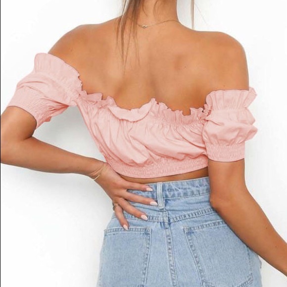 ⚠️Closeout! Penelope bubblegum crop - Picture 2 of 2